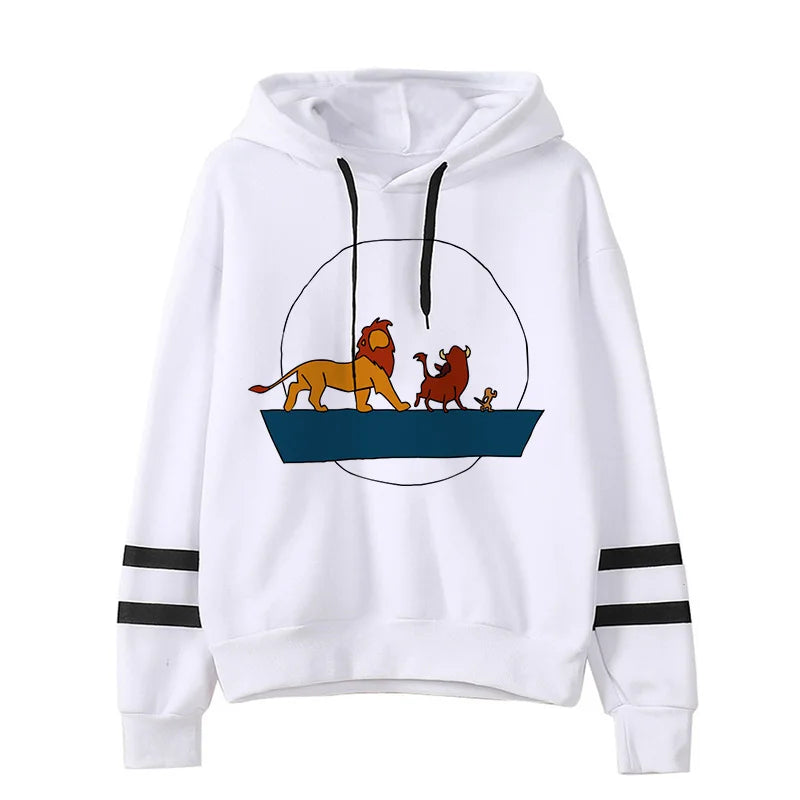 Fashion Cool  Hakuna Matata Hoodie Disney The Lion King Sweatshirt  Women Clothes Hoody Famale Hoodies Kawaii