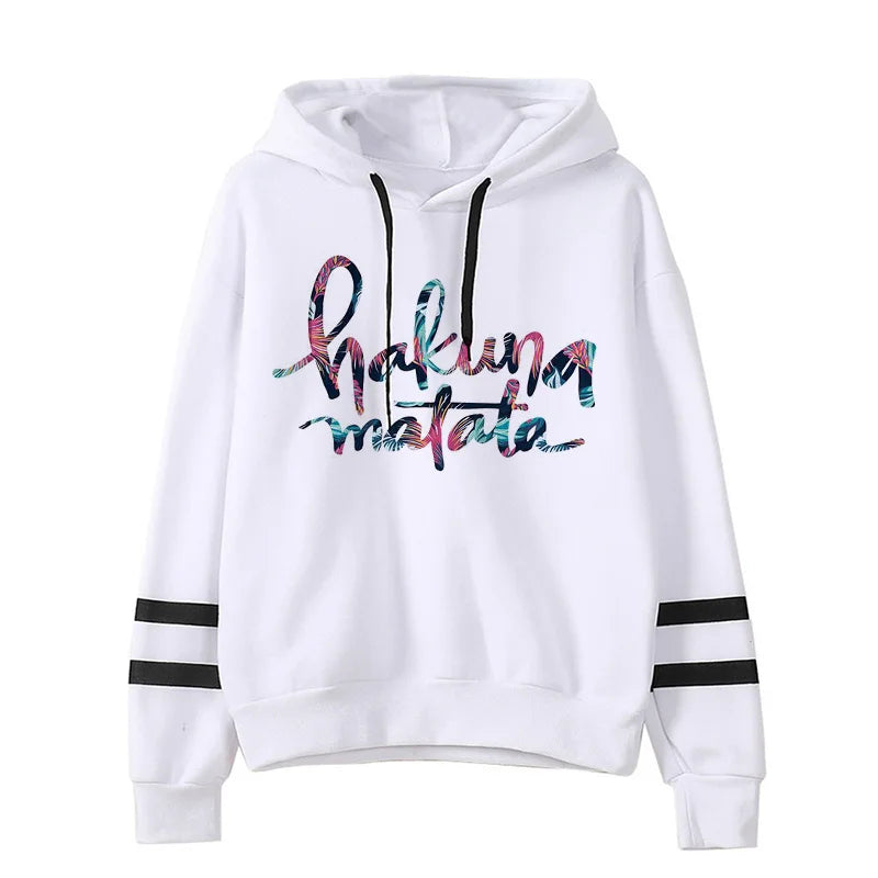 Fashion Cool  Hakuna Matata Hoodie Disney The Lion King Sweatshirt  Women Clothes Hoody Famale Hoodies Kawaii