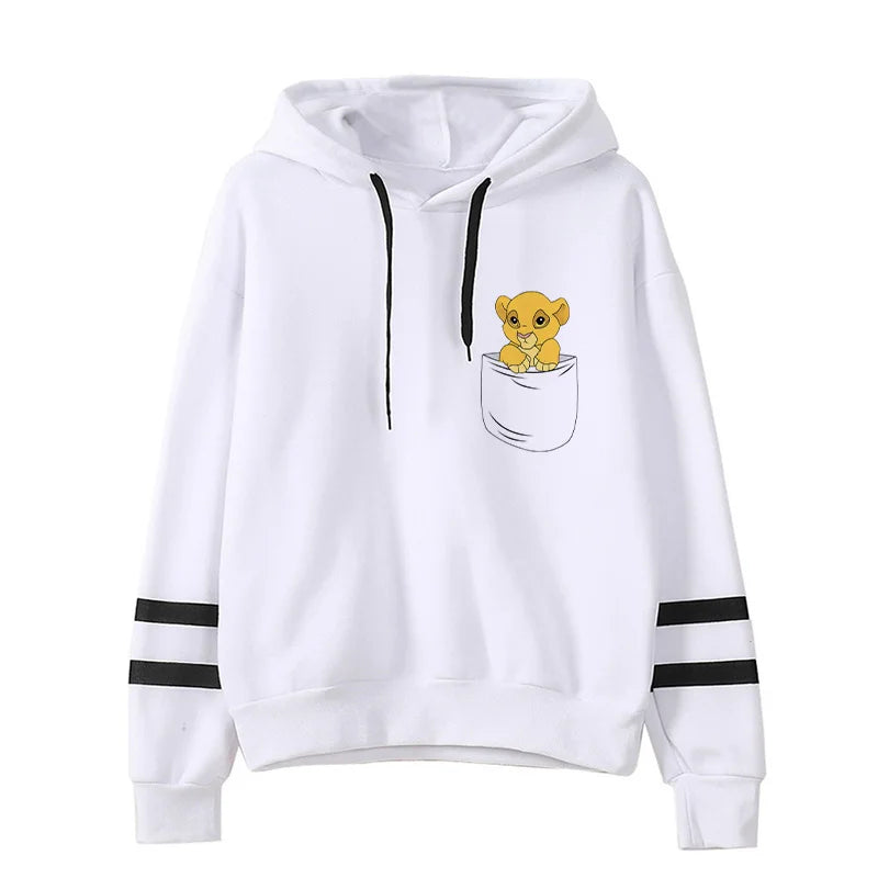 Fashion Cool  Hakuna Matata Hoodie Disney The Lion King Sweatshirt  Women Clothes Hoody Famale Hoodies Kawaii