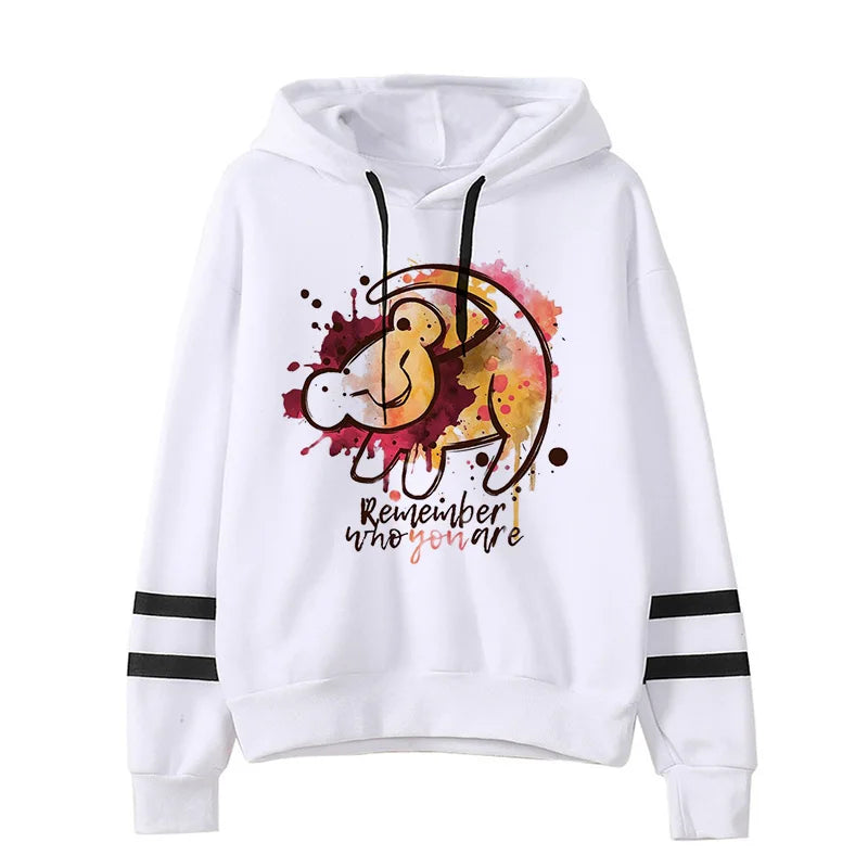 Fashion Cool  Hakuna Matata Hoodie Disney The Lion King Sweatshirt  Women Clothes Hoody Famale Hoodies Kawaii